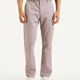 Men Slim Fit Flat-Front Pants-image-43