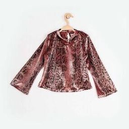 Reptilian Print Top-image-1
