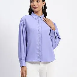 madame Women Embellished Relaxed Fit Shirt-picture-7