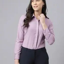 Spread Collar Shirt with Full Sleeves-image-94