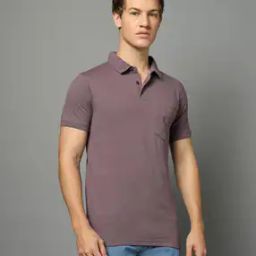 Men Regular Fit Polo T-shirt with Patch Pocket-image-37