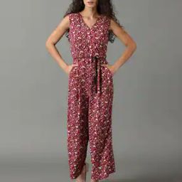 Women Geometric Print Jumpsuit-24