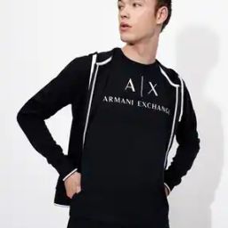 Logo Print Slim Fit Crew-Neck T-shirt-picture-18