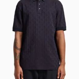 Men'S Half Sleeves Ax Monogram Polo-image-16