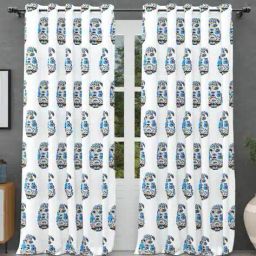jaipur fabric Floral Print Window Curtain with Eyelets Header image 1