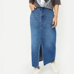 max Women Washed Denim Skirt-picture-17