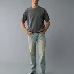 american eagle Men Bootcut Jeans with 5-Pocket Styling-picture-3