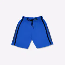 Typographic Print Shorts with Insert Pockets-14