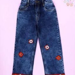 kiddopanti Girls Mid-Rise Lace Jeans-picture-34