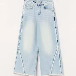 fame forever by lifestyle Girls Cotton Abstract Jeans-picture-35