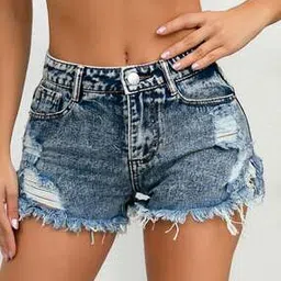 lulu & sky Women Mid-Rise Shorts-picture-2