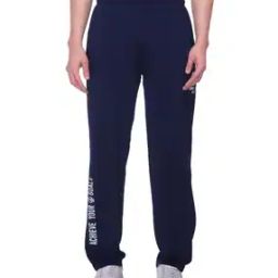 probasic Men Typographic Print Fitted Track Pants with Elasticated Waistband-picture-9