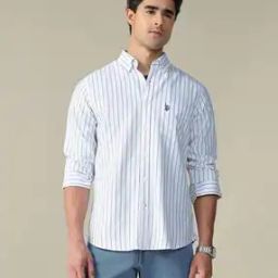 u.s. polo assn. Men Striped Tailored Fit Shirt-picture-5