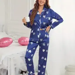fyre rose Women Graphic Nightwear Set-picture-3
