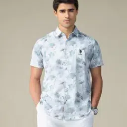 u.s. polo assn. Men Floral Regular Fit Shirt-picture-45