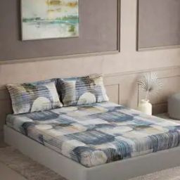 ddecor live beautiful Cotton Ethnic Bedsheet with 2 Pillow Covers-picture-16