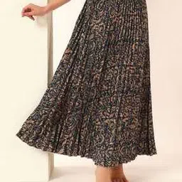 leia Women Floral Print A-Line Skirt-picture-1