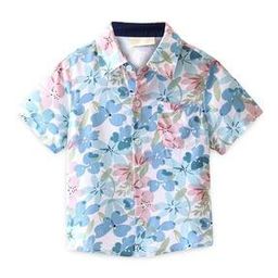 pixie n prince Boys Floral Print Relaxed Fit Shirt with Spread Collar-picture-33