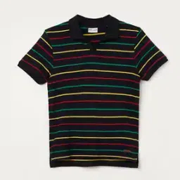 fame forever by lifestyle Boys Striped Regular Fit Polo T-Shirt -picture-30