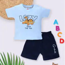 Infants Graphic Print T-Shirt & Shorts Set-picture-25