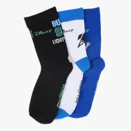 Pack of 3 Printed Ankle-Length Socks-14