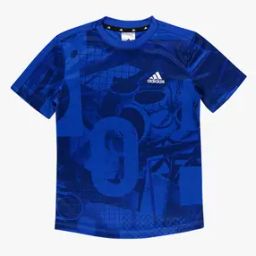 Graphic Print Round-Neck T-Shirt-17