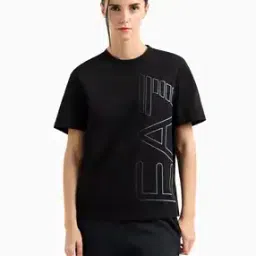 Logo Series Regular Fit Organic Cotton Crew Neck T-Shirt-image-62