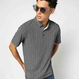 Men Half Sleeves Classic Polo T-Shirt-image-98