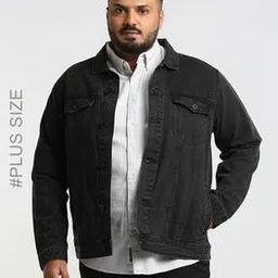 Light-Wash Denim Jacket with Flap Pockets-57