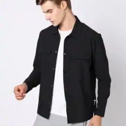 Men Relaxed Fit Jacket With Patch Pocket-picture-49