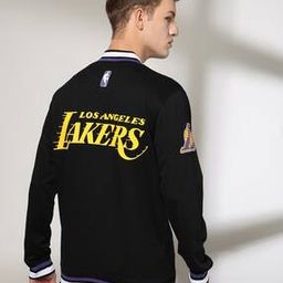 Men Typographic print Regular Fit Bomber Jacket-picture-0