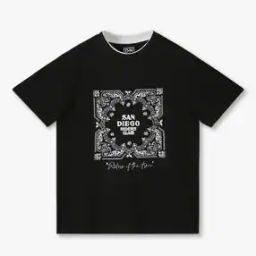 Boys Embroidered Regular Fit Crew-Neck T-Shirt-31