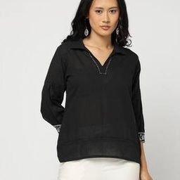 Women Embroidered Relaxed Fit Top-image-54