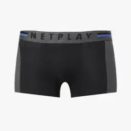 Heathered Trunks with Logo Waistband-image-89
