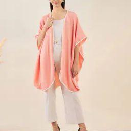 first resort – ramola bachchan Women Front-Open Loose-Fit Shrug-picture-3