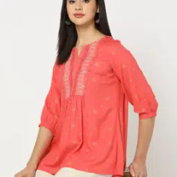 Embroidered Relaxed Fit Tunic-image-20
