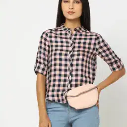 Checked Relaxed Fit Shirt-image-98