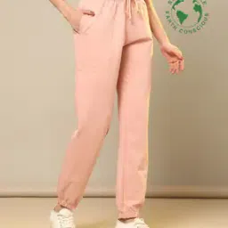 Pure Organic Cotton Solid Joggers-image-3
