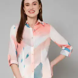 Women Printed Relaxed Fit Shirt-image-17