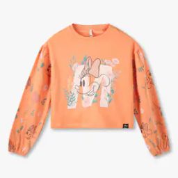 Girls Minnie Mouse Print Regular Fit Crew-Neck T-Shirt-image-51