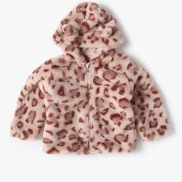 Girls Printed Zip-Front Hooded Jacket-image-10