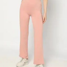 Women Flared Flat-Front Trousers-picture-17