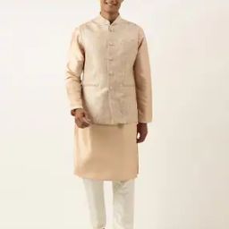 Men Cotton Nehru Jacket with Welt Pockets-picture-36