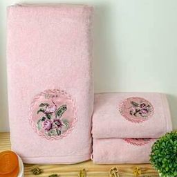 Pack of 3 Embroidered Bath Towel-18