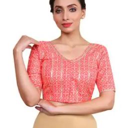 Women Printed Front-Open Blouse-22