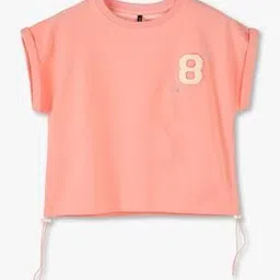 Girls Relaxed Fit Round-Neck T-Shirt with Embroidery-picture-19