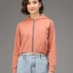Full-Sleeves Hoodie with Zip-Front Closure-image-5