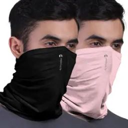 Pack of 2 Men Logo Print Bandanas-image-41