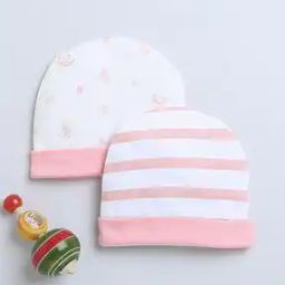 Pack of 2 Printed Beanies with Upturned Hem-picture-50