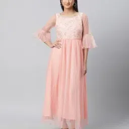 Women Embellished Fit & Flare Dress-image-38